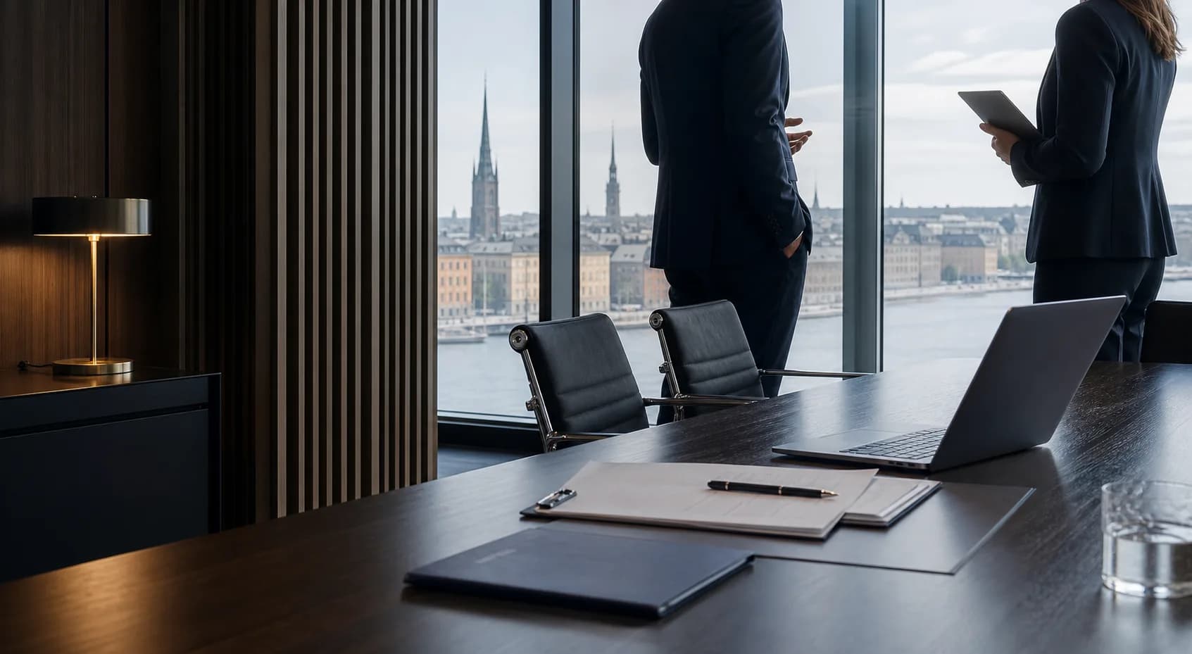 Stockholm law office prepared for an international legal consultation
